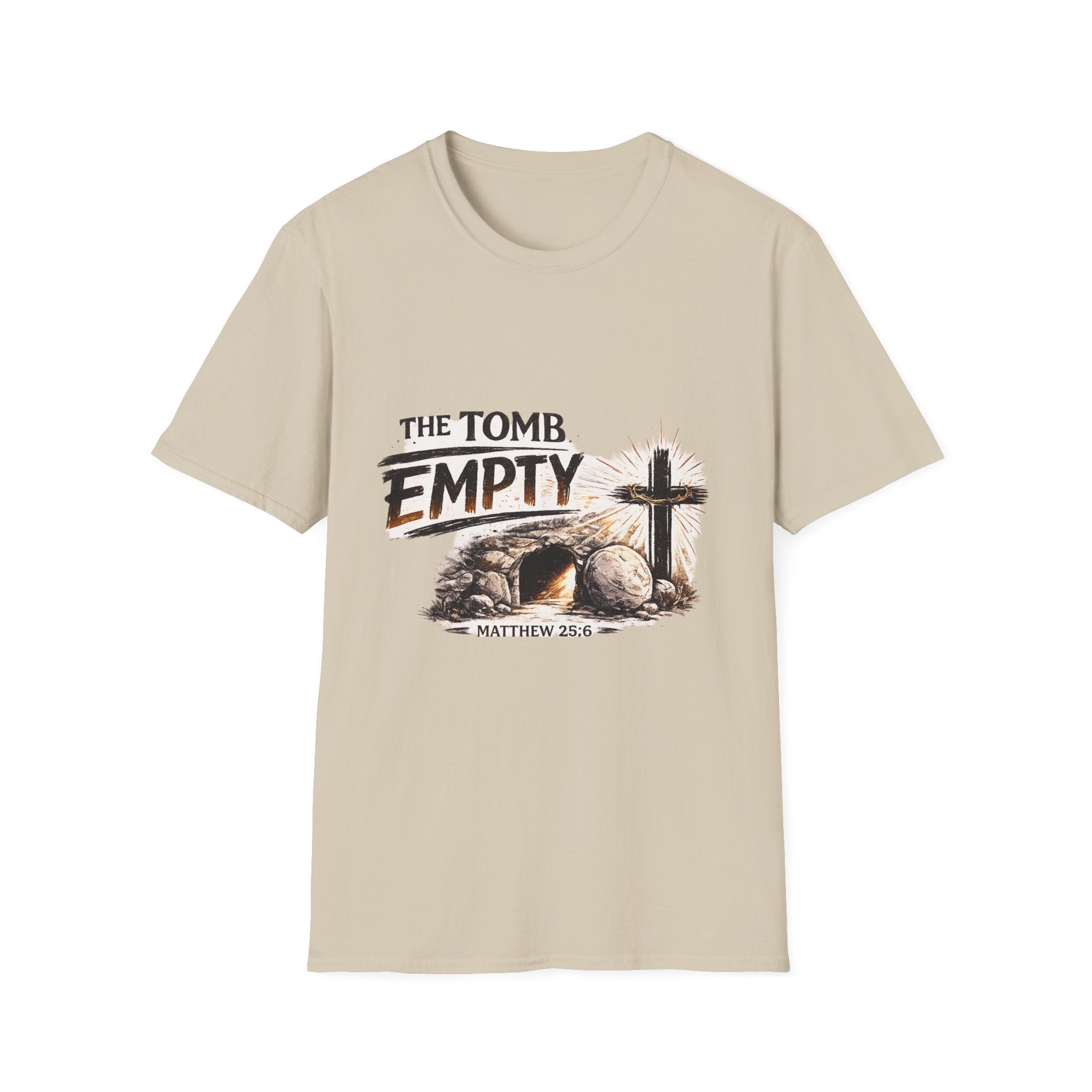 Christian Easter T-Shirt — "The Tomb Empty" Resurrection Tee