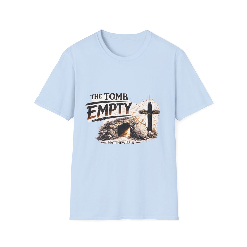 Christian Easter T-Shirt — "The Tomb Empty" Resurrection Tee