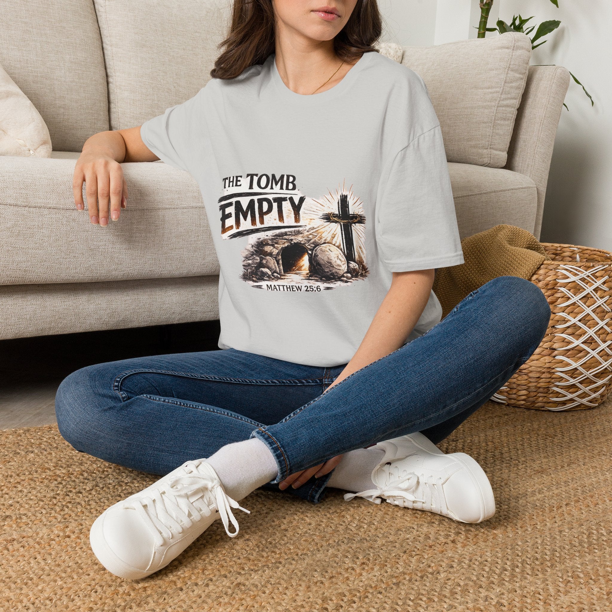 Christian Easter T-Shirt — "The Tomb Empty" Resurrection Tee