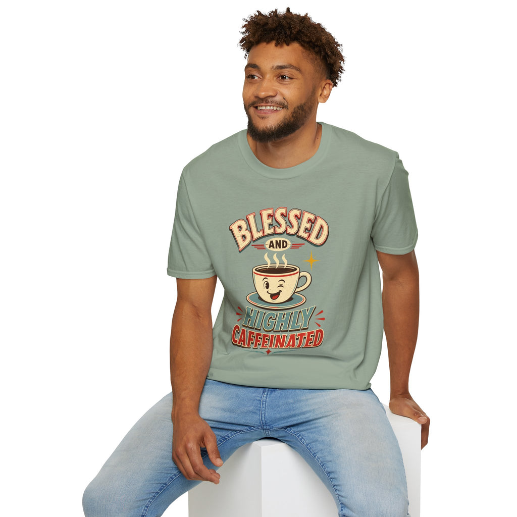 Blessed and Highly Caffeinated T-Shirt