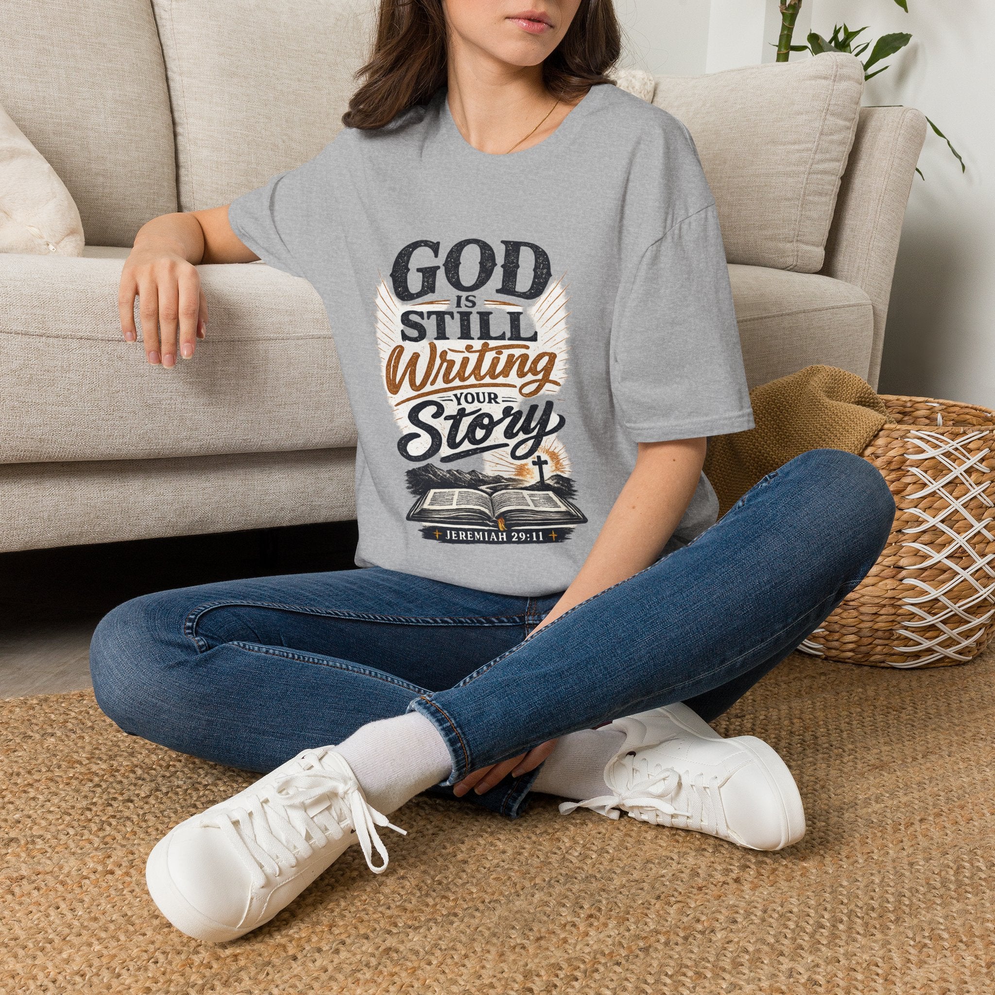God Is Still Writing Your Story Tee — Inspirational Christian T-Shirt