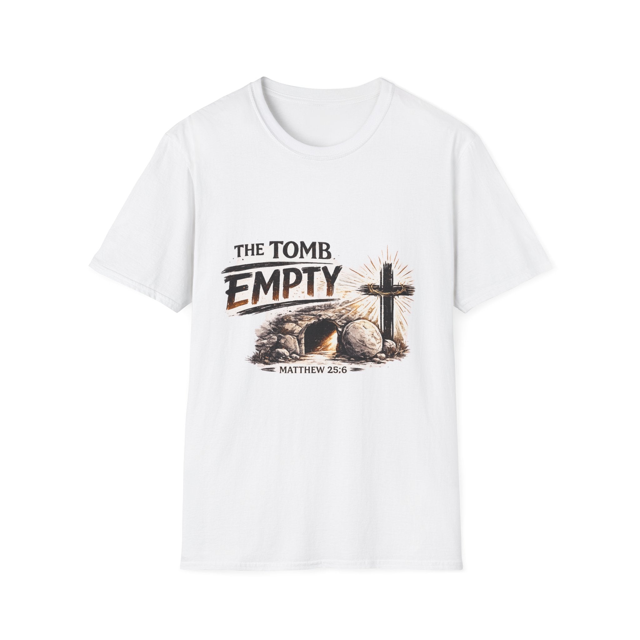 Christian Easter T-Shirt — "The Tomb Empty" Resurrection Tee