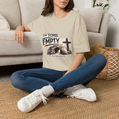 Christian Easter T-Shirt — "The Tomb Empty" Resurrection Tee