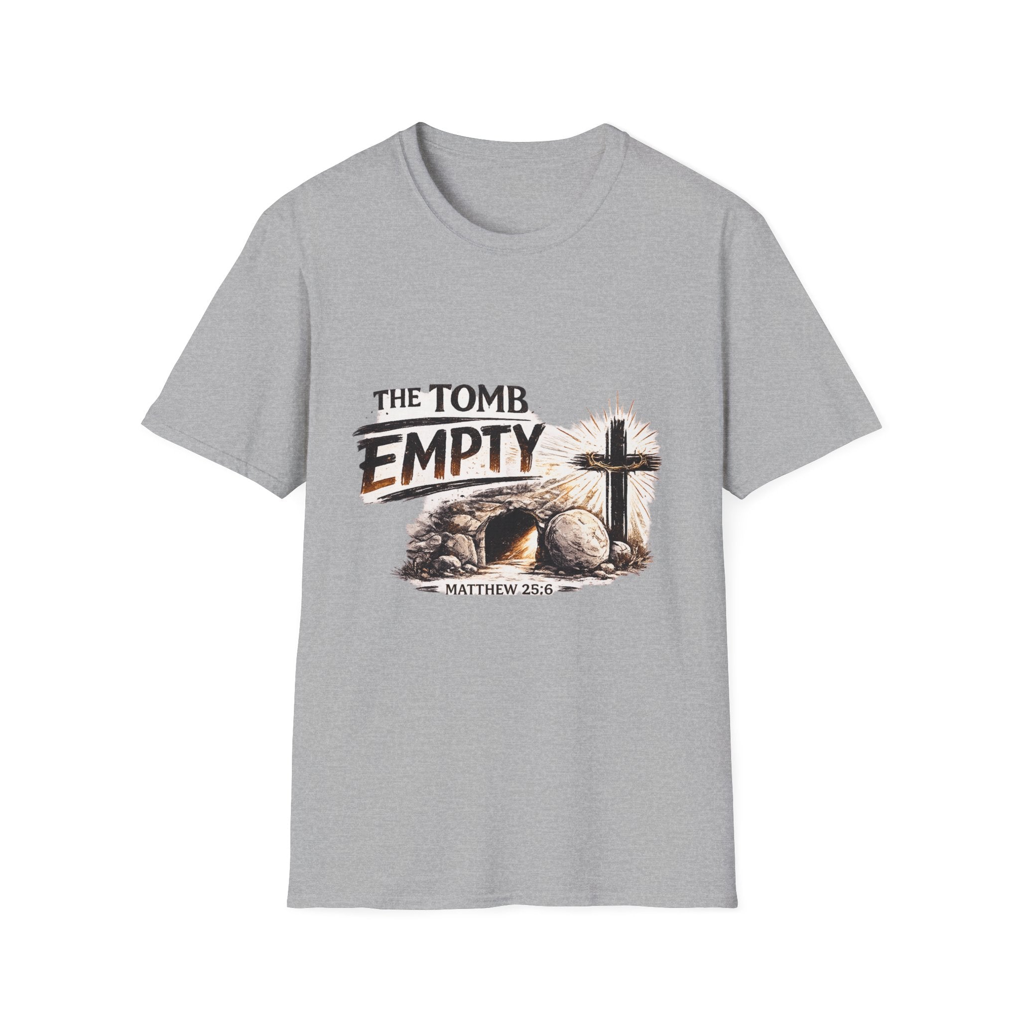 Christian Easter T-Shirt — "The Tomb Empty" Resurrection Tee